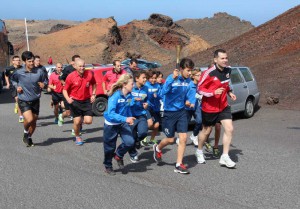 El recorrido comienza en las Montañas del Fuego y termina en Gran Canaria. 