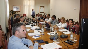 Sesión de la COTMAC celebrada este martes en Lanzarote.