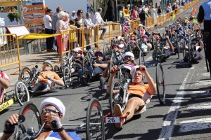 La Vuelta a Playa Blanca en Handbike se anota una nueva victoria colectiva.  