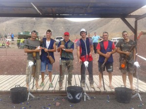 Tiradores de la Isla se reúnen en Yaiza a disfrutar del deporte. 