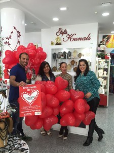 El Ayuntamiento desarrolla una campaña para impulsar las ventas con motivo del día de San Valentín.  